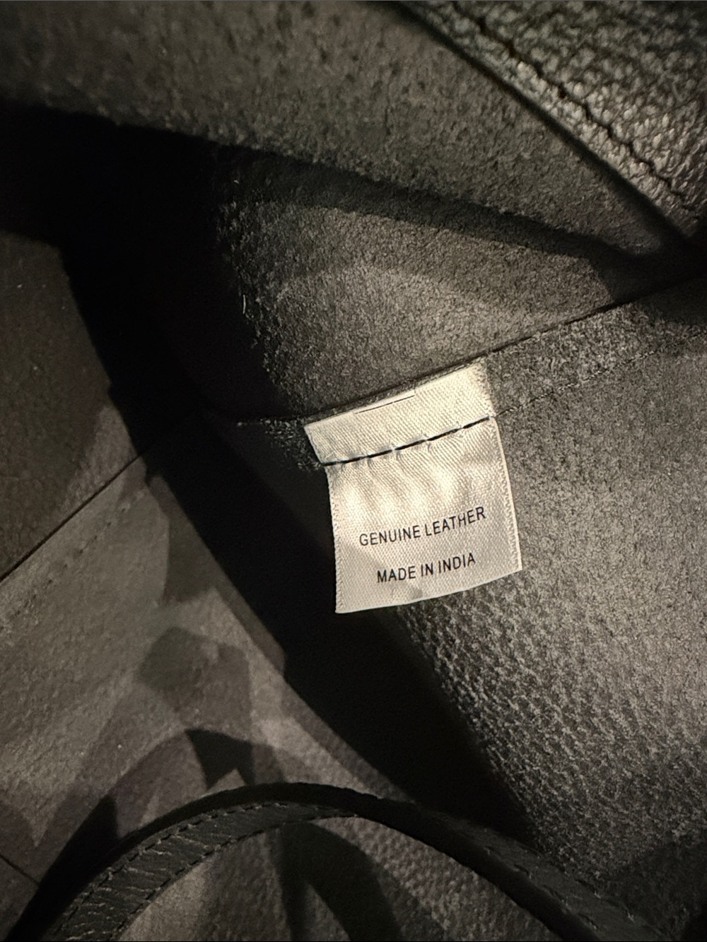 LOFT Black Pebbled Leather Tote with Removable Strap - Picture 6 of 7